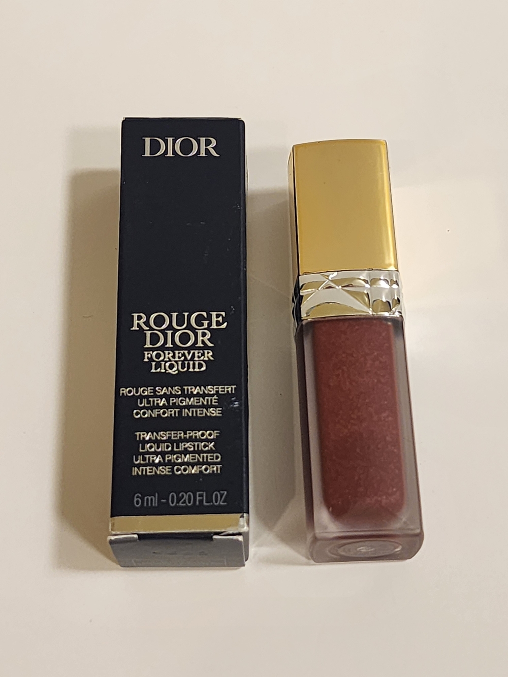 Limited edition! Dior Rouge Dior Forever Sequin Liquid Lipstick — 893 Masquerade